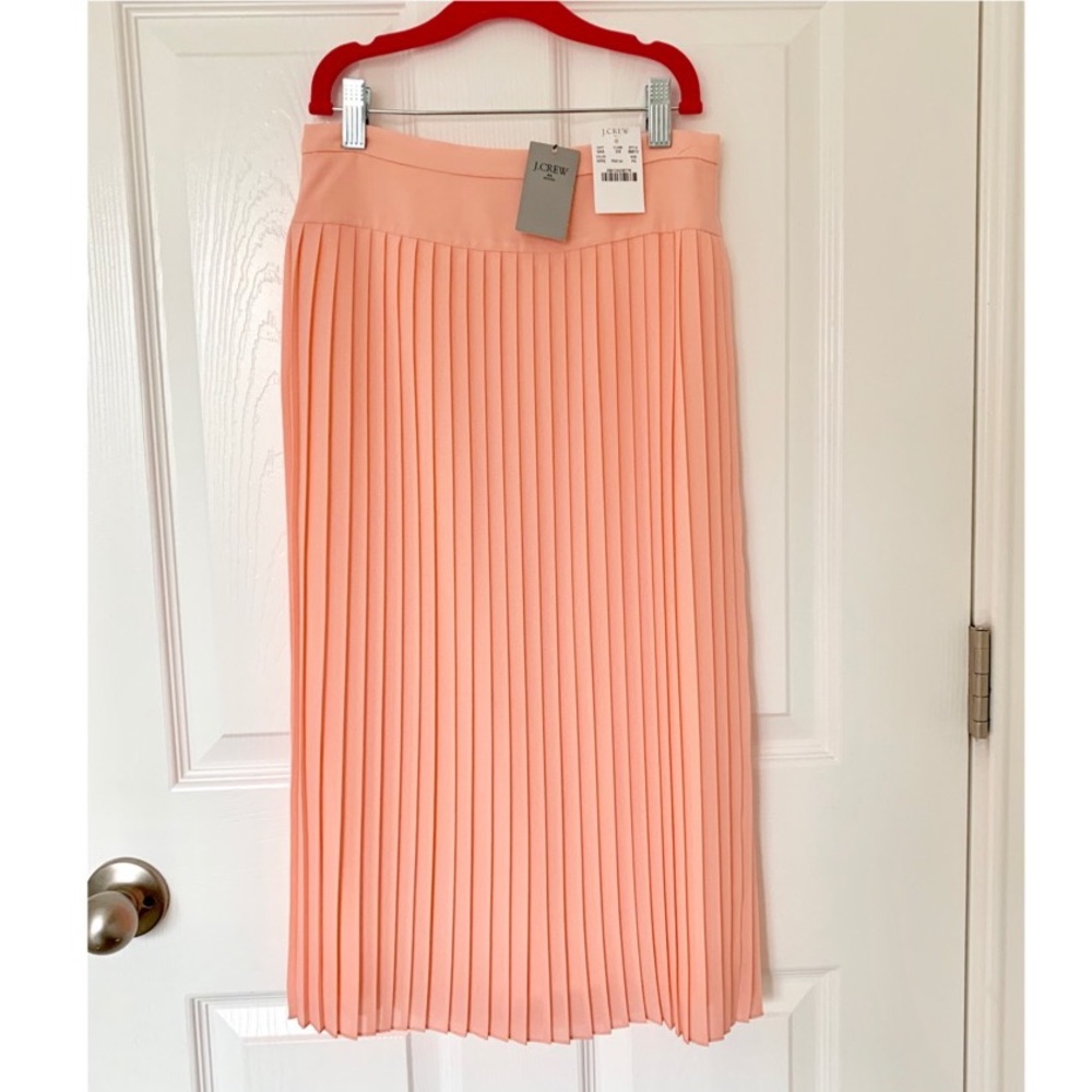 J Crew Factory Pleated Midi Skirt